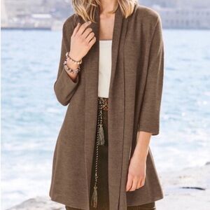 Peruvian Connection Timeless Links Cardigan Sweater Alpaca Silk Size Small